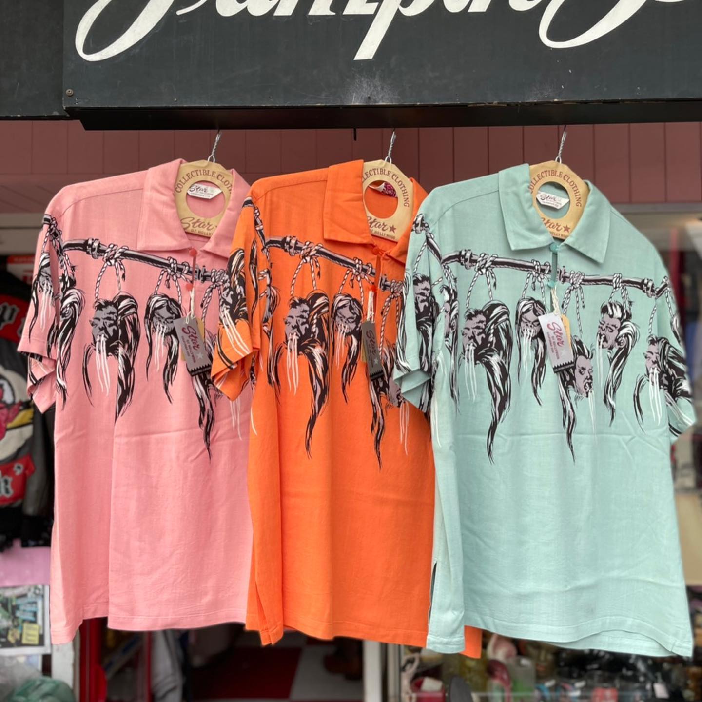 STAR OF HOLLYWOOD シュランケンヘッドレーヨンシャツsize M STAR OF HOLLYWOOD シュランケンヘッドレーヨンシャツsize M STAR OF